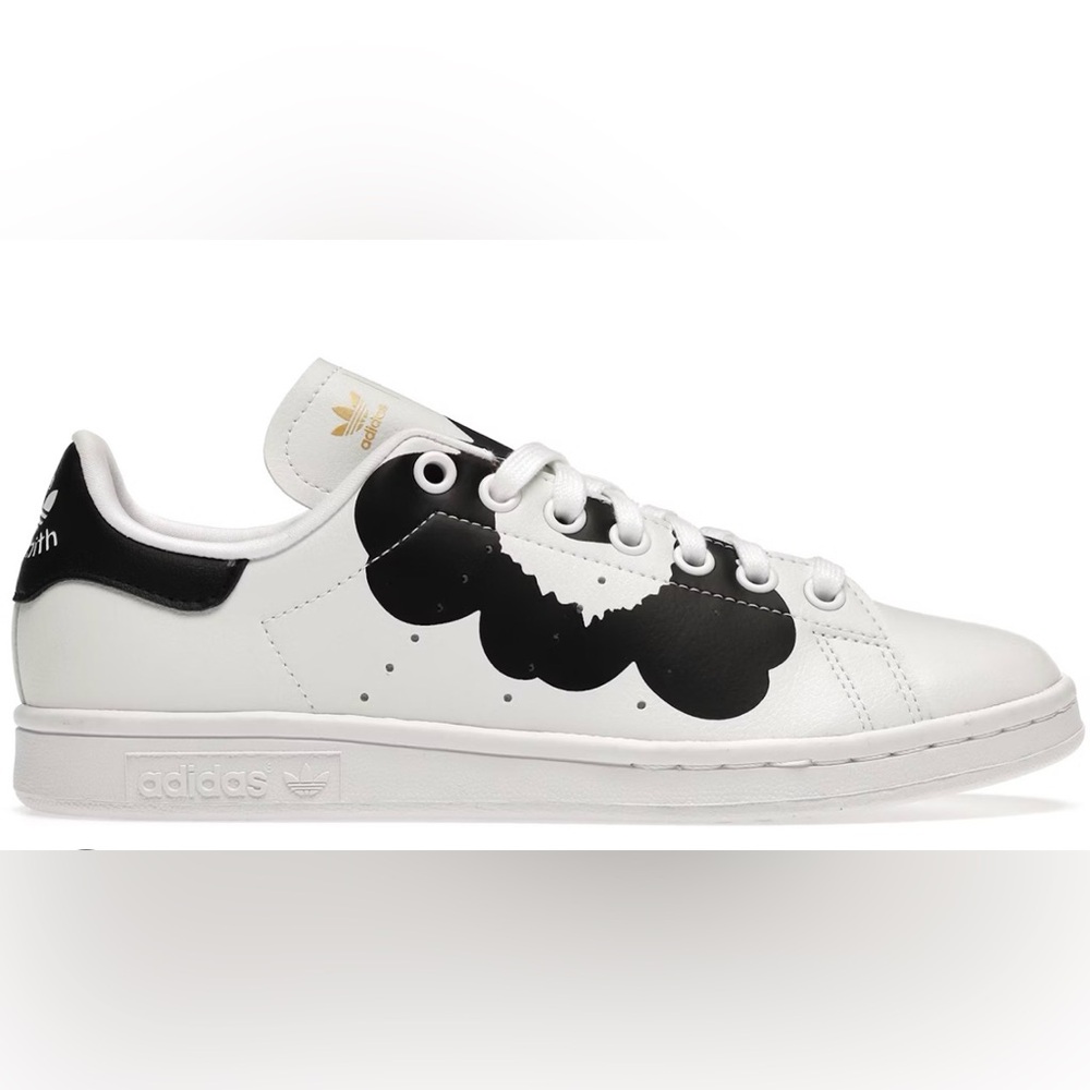 Adidas Stan Smith Marimekko White and Black Graphic Sneakers